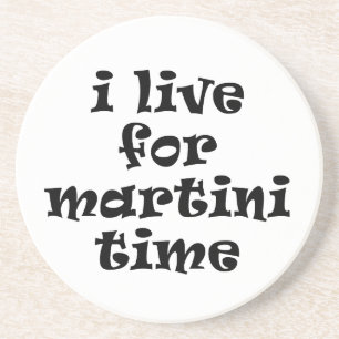 En Grès J'adore le dessous de verre Martini Time