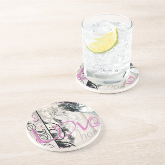 En Grès Je ponce des dessous de verre