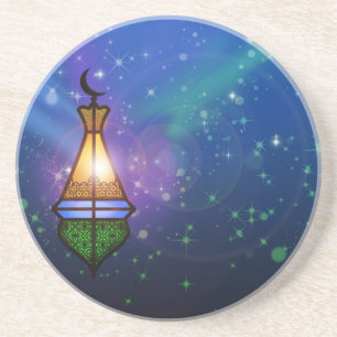 En Grès Lanterne orientale magique - Dessous de verre de g