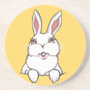 En Grès Lapin de Pâques Dessous de verre mignons lapins ca