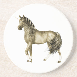 En Grès le Dessous de verre Golden Unicorn
