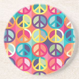 En Grès Le Dessous de verre Sandstone de Peace Signes