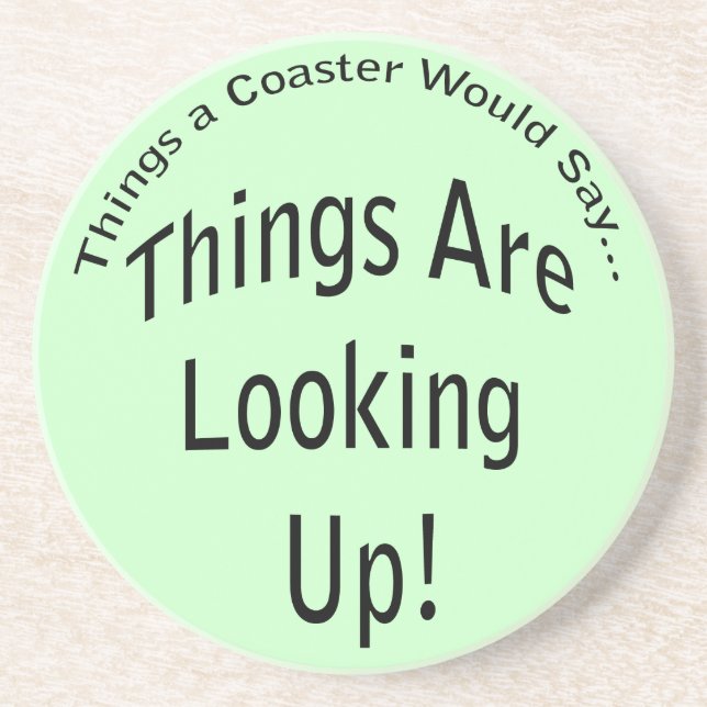 En Grès Les Choses Reviennent Sur Le Dessous de verre Lége (Devant)