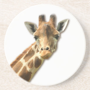 En Grès Longs dessous de verre étranglés de girafe