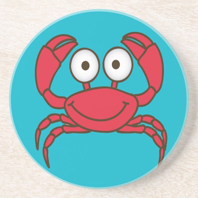 En Grès Love Crab Dessous de verre (Devant)