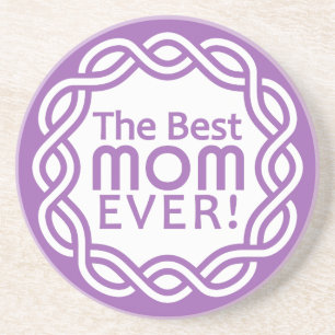 En Grès MEILLEUR dessous de verre MOM