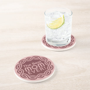 En Grès MEILLEUR dessous de verre MOM