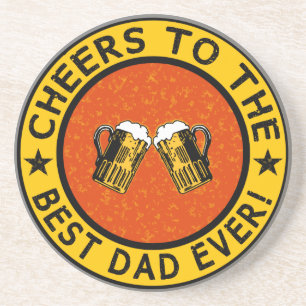 En Grès MEILLEUR dessous de verre personnalisé DAD EVER