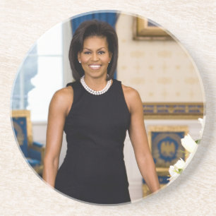 En Grès Michelle Obama Boink Dessous de verre