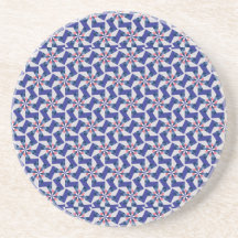 Motifs géométriques - Dessous de verre à moulinet 