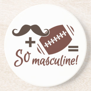 En Grès Moustache & dessous de verre de football