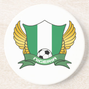 En Grès Nigeria Dessous de verre de soccer