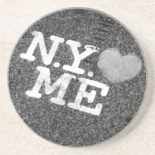 En Grès NY m'aime des dessous de verre