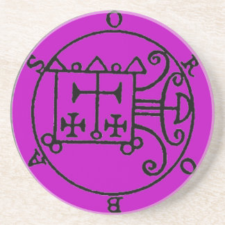 En Grès Pourpre de dessous de verre d'Orobas Sigil