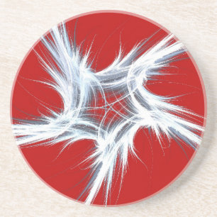 En Grès Star Series-2—white Star Dessous de verre 1 de