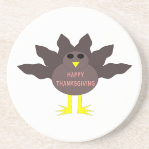 En Grès Thanksgiving a pillé les Dessous de verre de Turqu