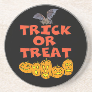 En Grès Trick Ou Treat Dessous de verre