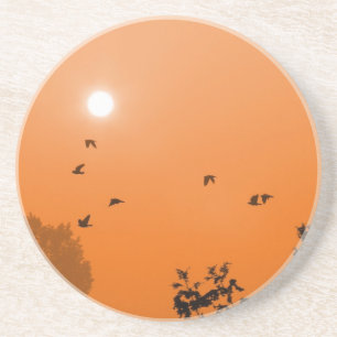 En Grès Voler à l'aube Dessous de verre