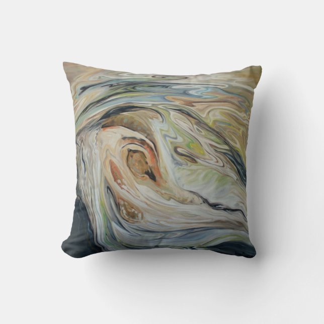 "En harmonie avec le coussin de nature" - (Recto)