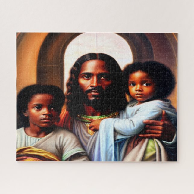 En Jésus Aimant Armoiries 520 pièces Jigsaw Puzzle (Horizontal)