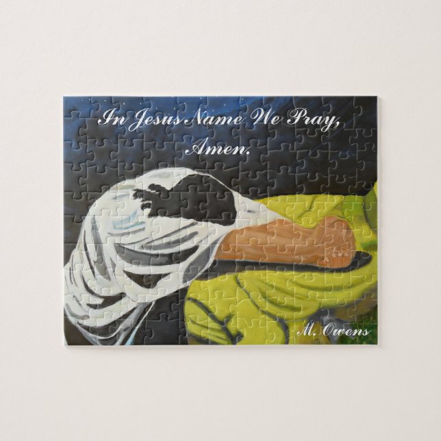 En Jésus, Nous Prions, Amen. Puzzle avec boîte cad (Horizontal)