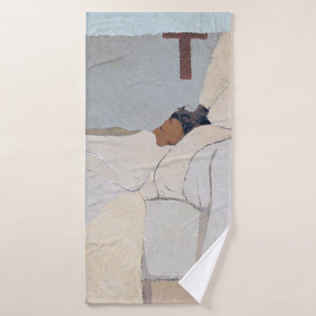En Lit, Edouard Vuillard (Serviette de bain)
