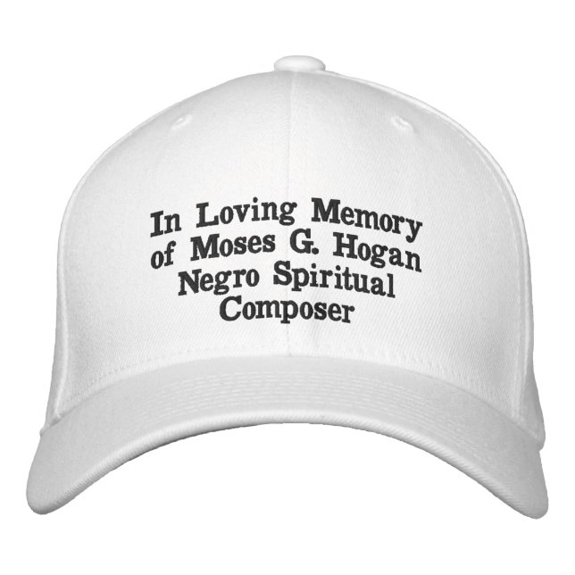 En mémoire aimante de Moïse G. Casquette Hogan (Devant)