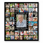 En mémoire de 45 photos montage noir