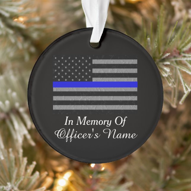 EN MÉMOIRE DE L'ORNEMENT D'OFFICIER DE POLICE DÉCH (Arbre)