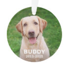 En mémoire de notre chien animal de compagnie Phot