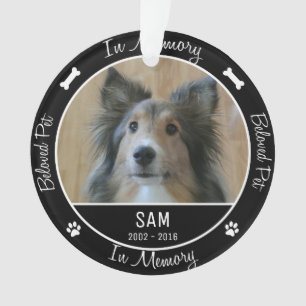 En mémoire - Perte de chien - Photo/Nom personnali
