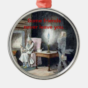 En Métal Ornement d'amis de Noël
