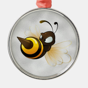 En Métal Ornement de mascotte Hornets