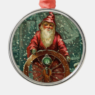En Métal Ornement de Père Noël de navigation