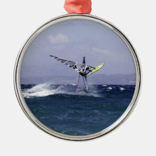 En Métal Ornement de surfeur à voile dans l'air