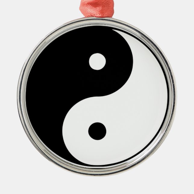 En Métal Ornement de Yin Yang (Devant)