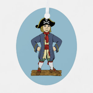 En Métal Ornement mignon Pirate