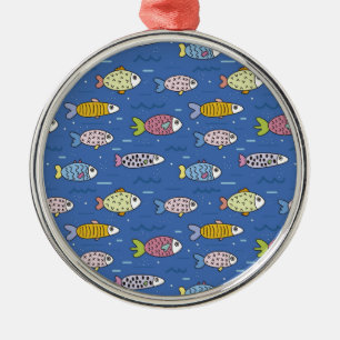 En Métal ornement océanique