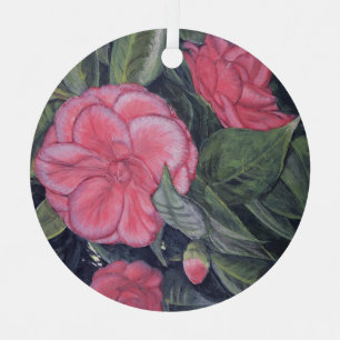 En Métal Ornement Purple Dawn Camellia