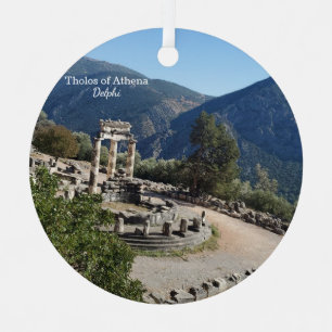 En Métal Tholos d'Athéna Delphes Grèce Ornement Souvenir