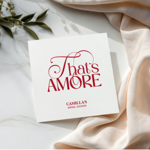 En Papier C'est l'Amore typographie serviette de douche nupt