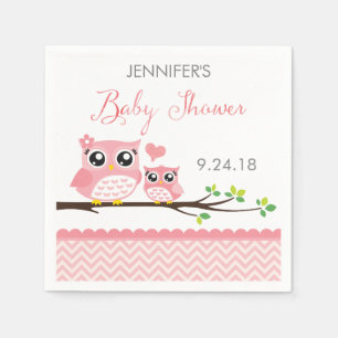 En Papier Fille rose faite sur commande des serviettes  