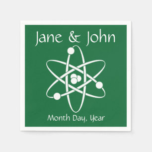 En Papier Forces attractives dans les serviettes vertes