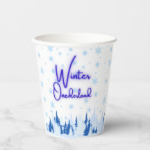 Gobelets pour la première fête d'anniversaire de W
