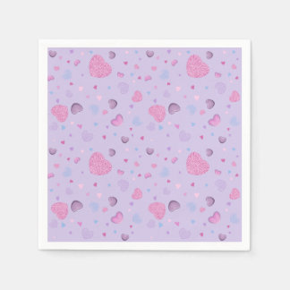En Papier La serviette de la Saint Valentin