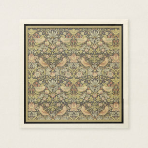 En Papier Motif floral par William Morris - serviettes de