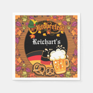 En Papier Oktoberfest / Serviette de la brasserie - SRF
