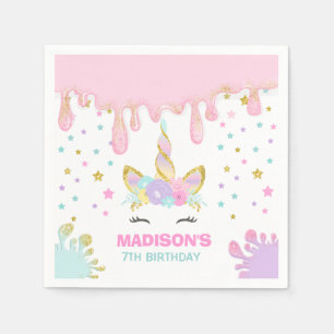 En Papier Partie de boue de serviette de fête d'anniversair