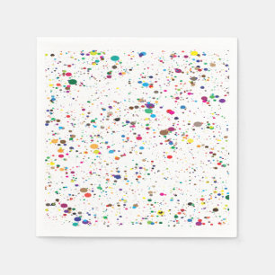 En Papier Peignez les serviettes d'éclaboussure