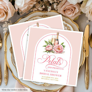 En Papier Pétales aquarelle tendance et serviette de fête Pr